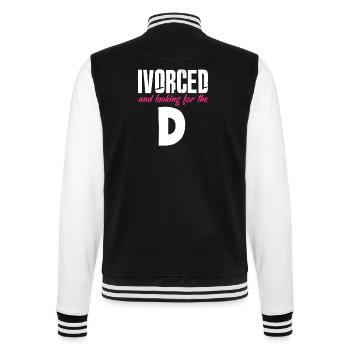 Ivoré et à la recherche du divorce - Veste Teddy - noir/blanc - Dos - Marisol (170cm)