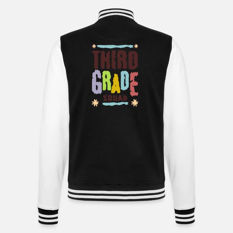 Kader dritte Klasse Schule - College-Sweatjacke - Schwarz/Weiß