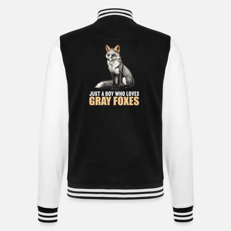 Graufüchse Graufuchs - College-Sweatjacke - Schwarz/Weiß