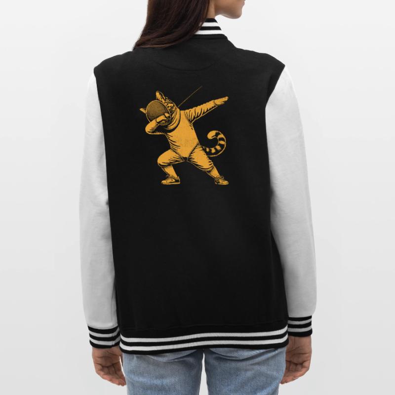 Doublage Chat Escrimeur Clôture Épée Épée Escrime Veste Teddy