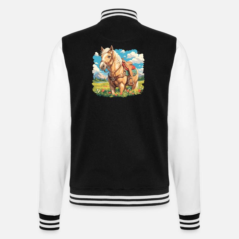 Chevaux Cheval - Veste Teddy - noir/blanc