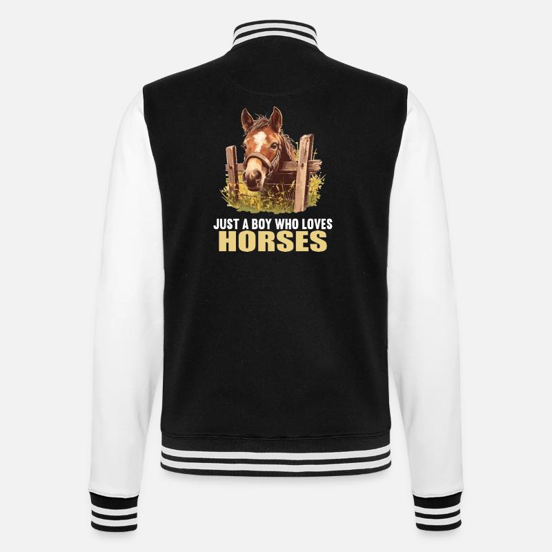 Chevaux Cheval - Veste Teddy - noir/blanc