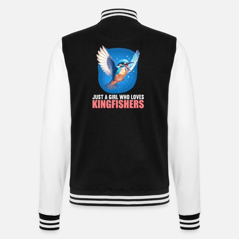 Eisvögel Eisvogel - College-Sweatjacke - Schwarz/Weiß