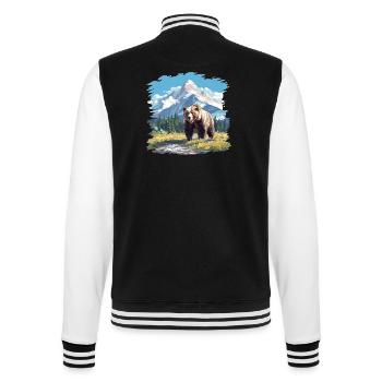 Ours Kodiak Ours Kodiak - Veste Teddy - noir/blanc - Dos - Marisol (170cm)