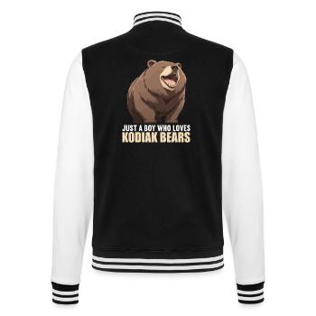 Ours Kodiak Ours Kodiak - Veste Teddy - noir/blanc - Dos - Marisol (170cm)
