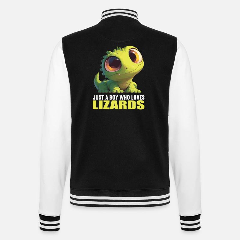 Lizards Lizard - College Sweat Jacket - black/white