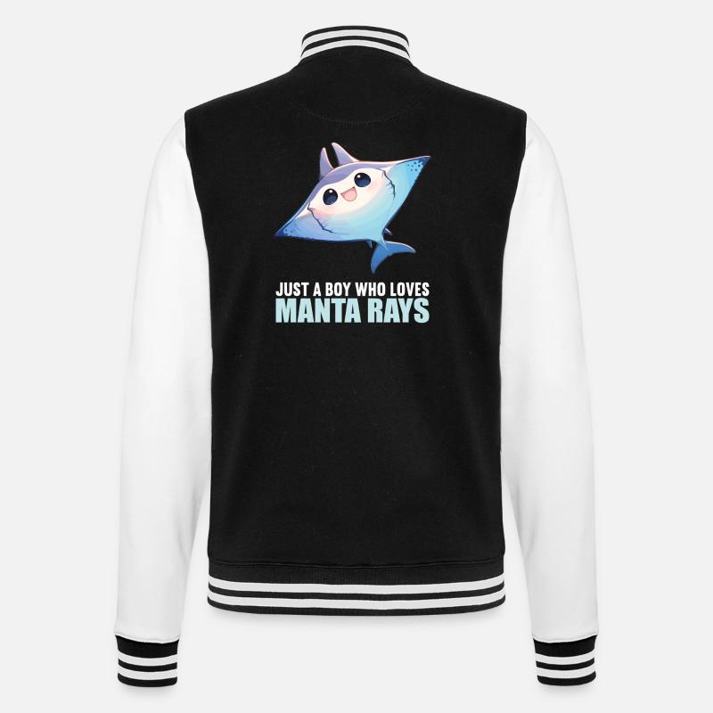 Manta Rays Manta Rays - College Sweat Jacket - black/white