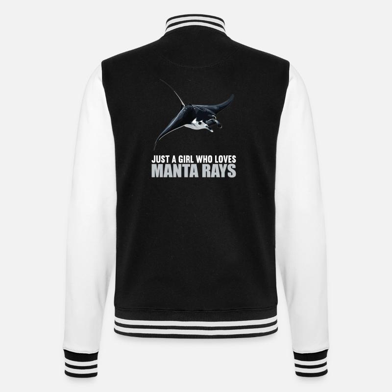 Mantas Manta Rochen - College-Sweatjacke - Schwarz/Weiß