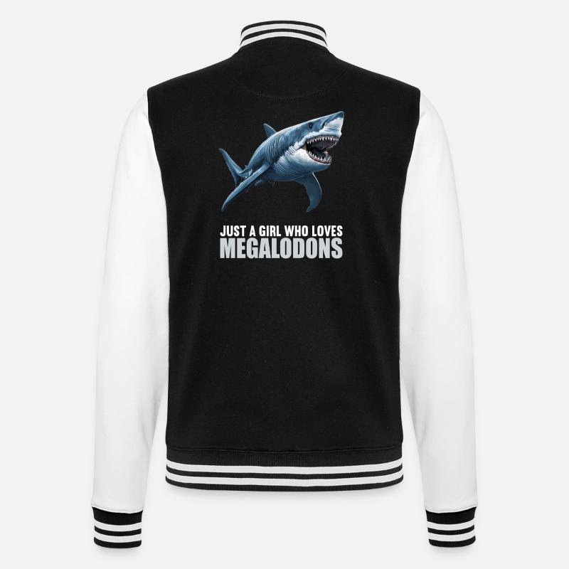 Mégalodons Megalodon - Veste Teddy - noir/blanc