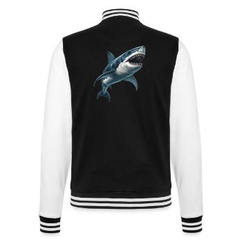 Haie Hai - College-Sweatjacke - Schwarz/Weiß - Hinten - Marisol (170cm)