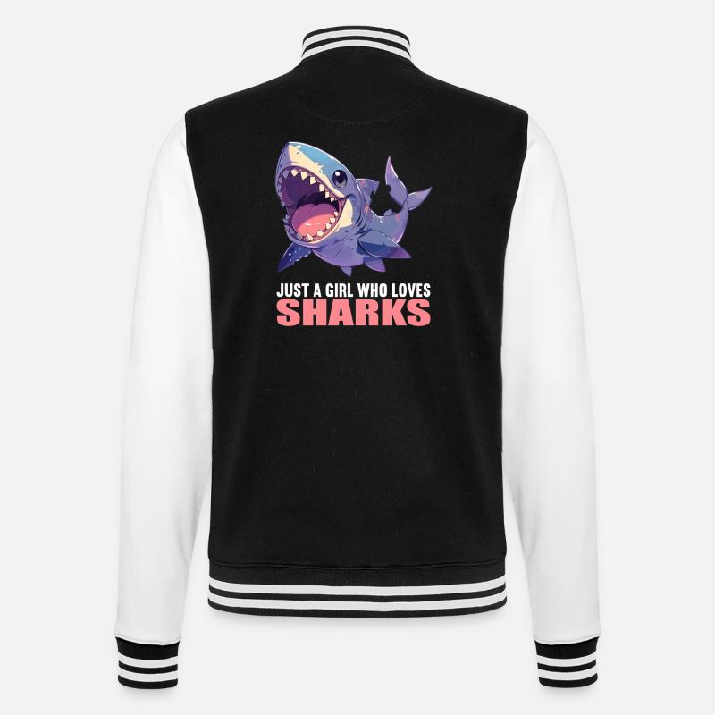 Requins Requin - Veste Teddy - noir/blanc