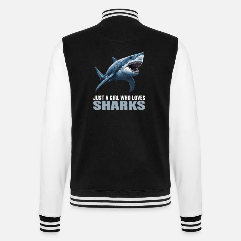 Requins Requin - Veste Teddy - noir/blanc
