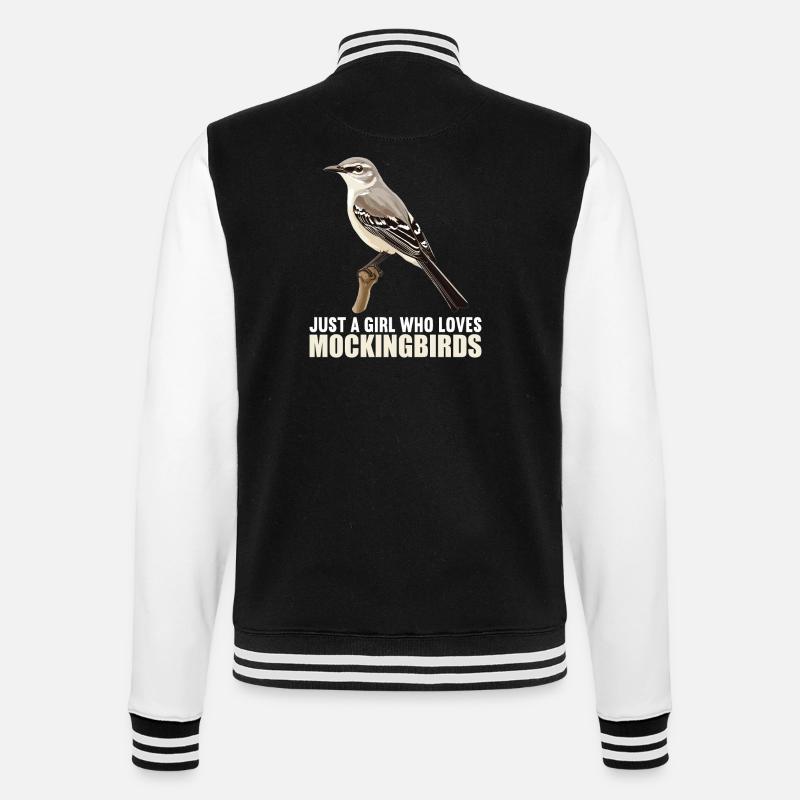 Oiseaux moqueurs Oiseaux moqueurs - Veste Teddy - noir/blanc