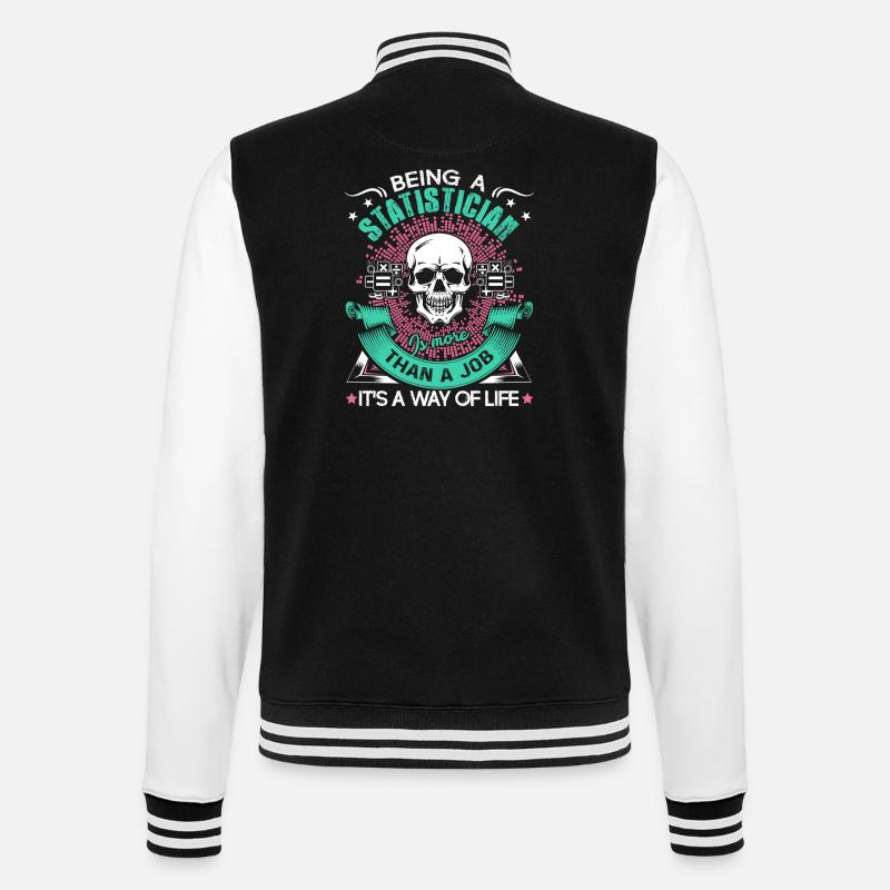 Statistician Being A Statistician - College Sweat Jacket - black/white