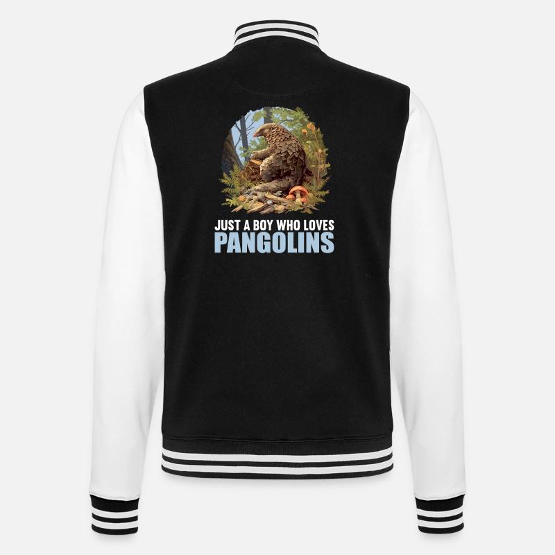 Pangolins Pangolin Pangolin - Veste Teddy - noir/blanc