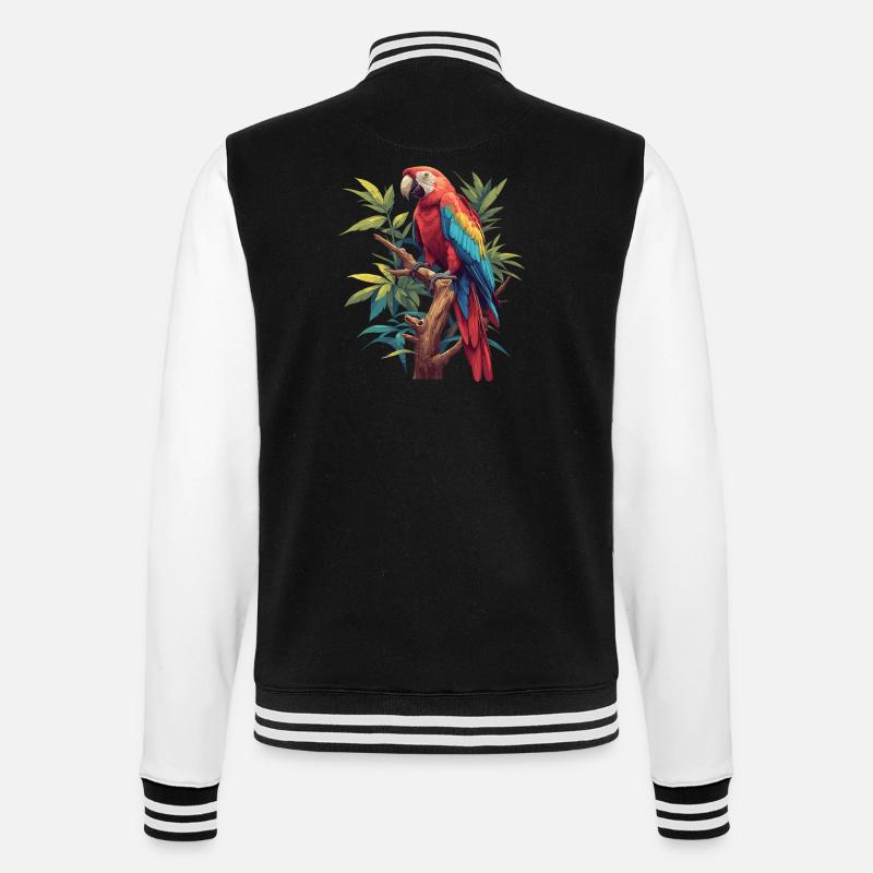 Perroquet Perroquet Perroquet - Veste Teddy - noir/blanc