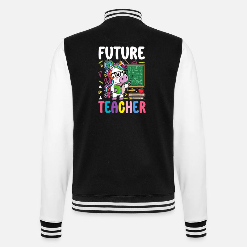 Futur enseignant - Veste Teddy - noir/blanc