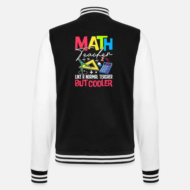 PROFESSEUR DE MATHÉMATIQUES - Veste Teddy - noir/blanc