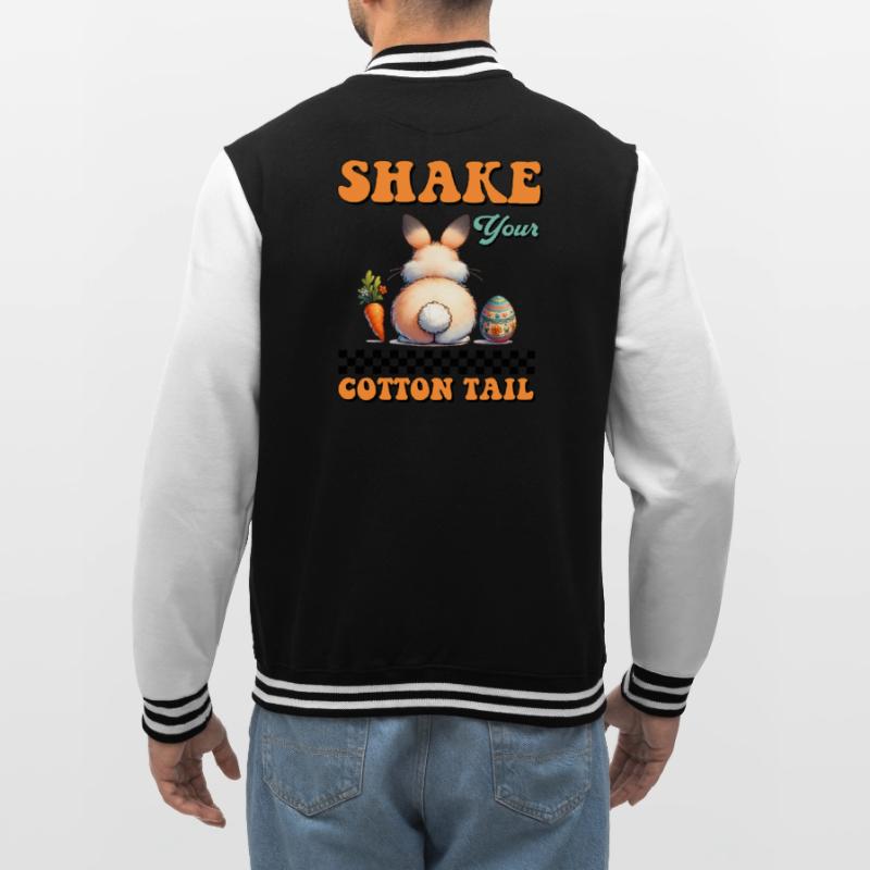 Easter Easter Bunny Easter Eve Easter Sunday Easter Egg Spring College Sweat Jacket