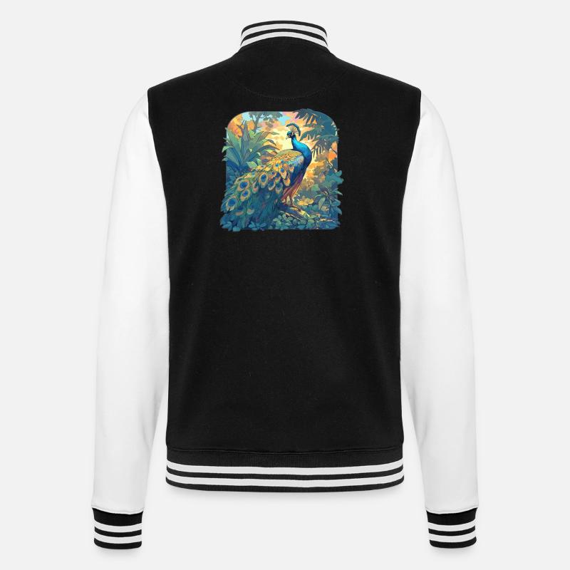 Peacocks Peacock - College Sweat Jacket - black/white