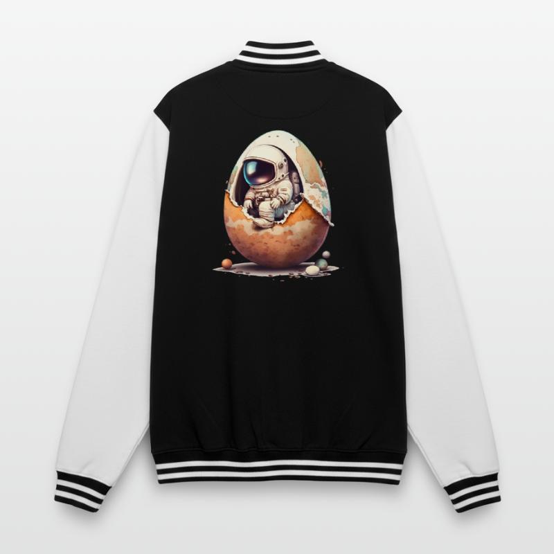 Easter Easter Bunny Easter Eve Easter Sunday Easter Egg Spring College Sweat Jacket