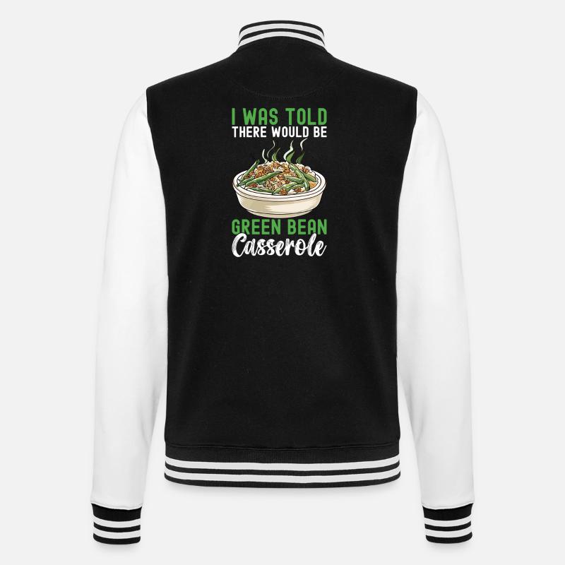 Casserole de haricots verts - Veste Teddy - noir/blanc