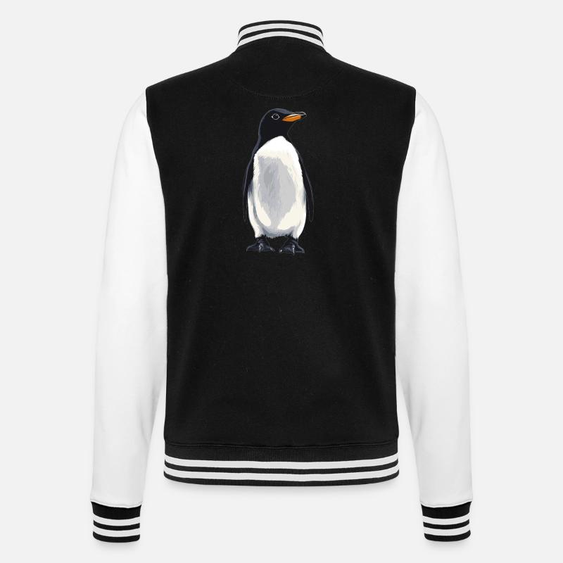 Penguins Penguin - College Sweat Jacket - black/white