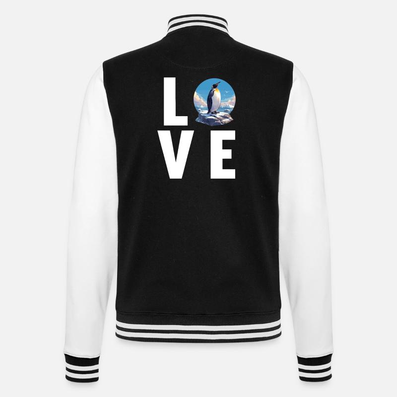 Penguins Penguin - College Sweat Jacket - black/white
