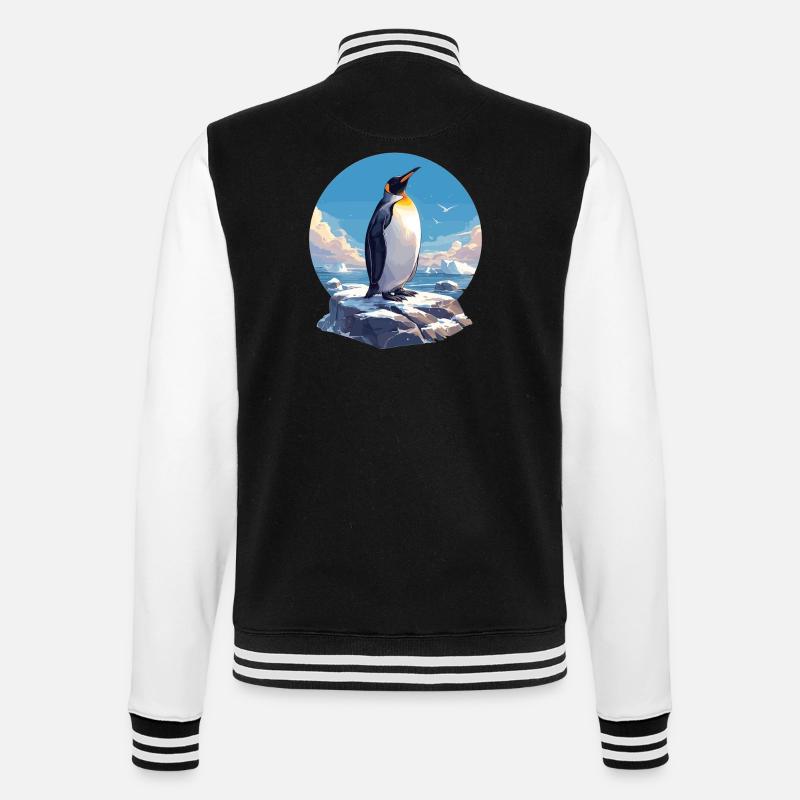 Penguins Penguin - College Sweat Jacket - black/white