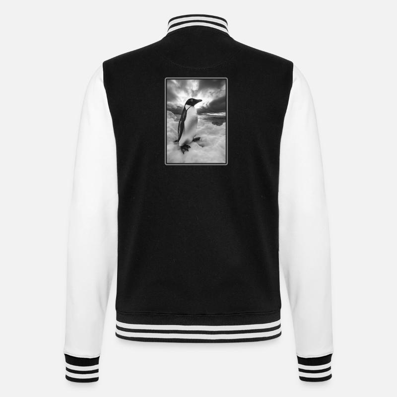 Pingouins Pingouin - Veste Teddy - noir/blanc