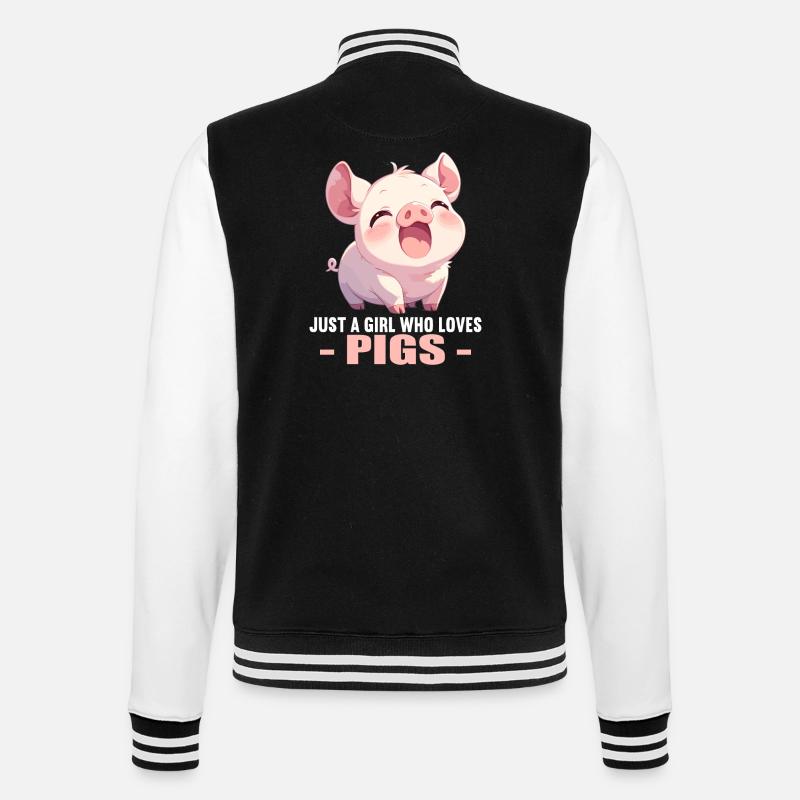 Cochon Cochon - Veste Teddy - noir/blanc