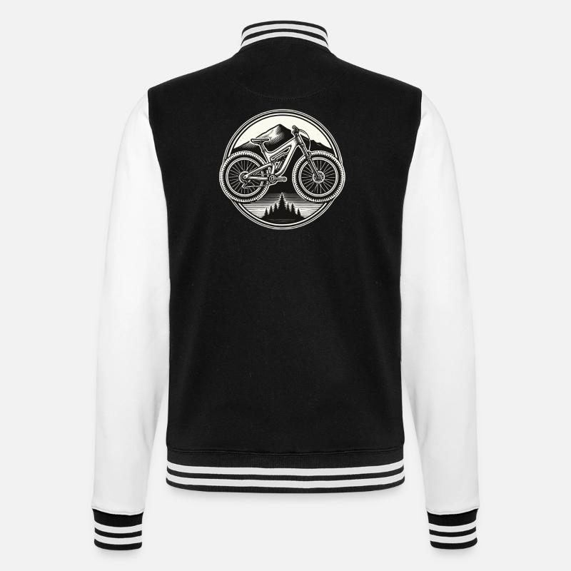 VTT Aventure Vélo Nature - Veste Teddy - noir/blanc