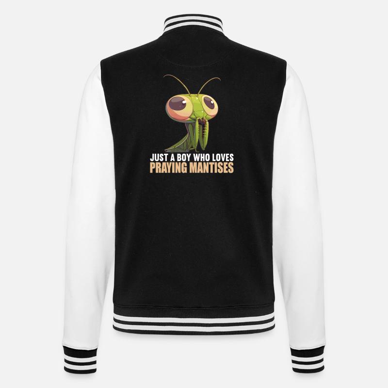 Gottesanbeterinnenen Gottesanbeterin - College-Sweatjacke - Schwarz/Weiß