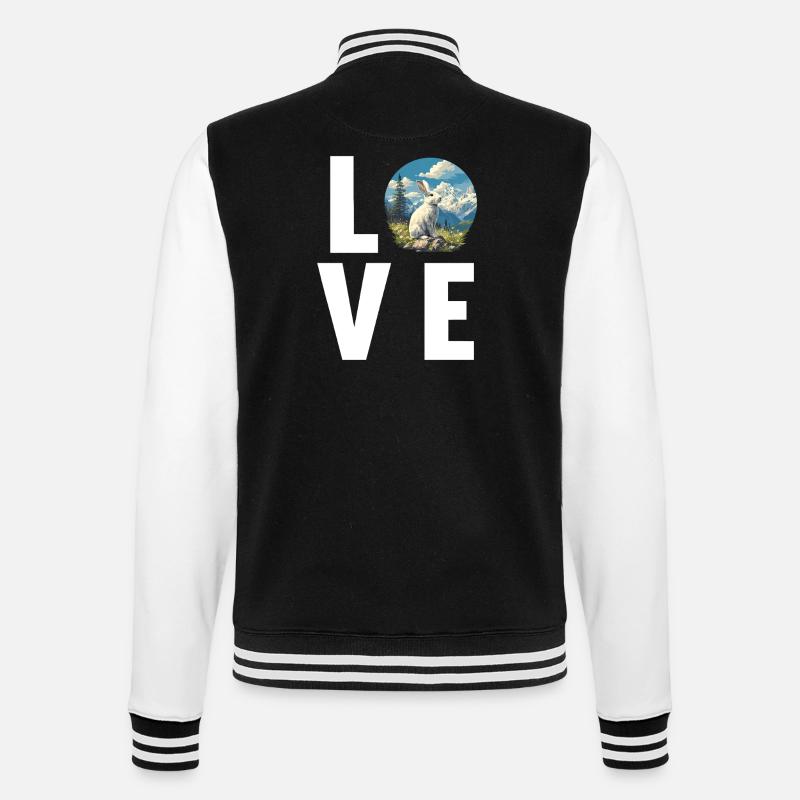 Lapin Lapin - Veste Teddy - noir/blanc