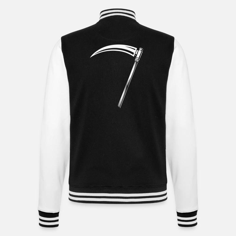 SENSENMANN - College-Sweatjacke - Schwarz/Weiß