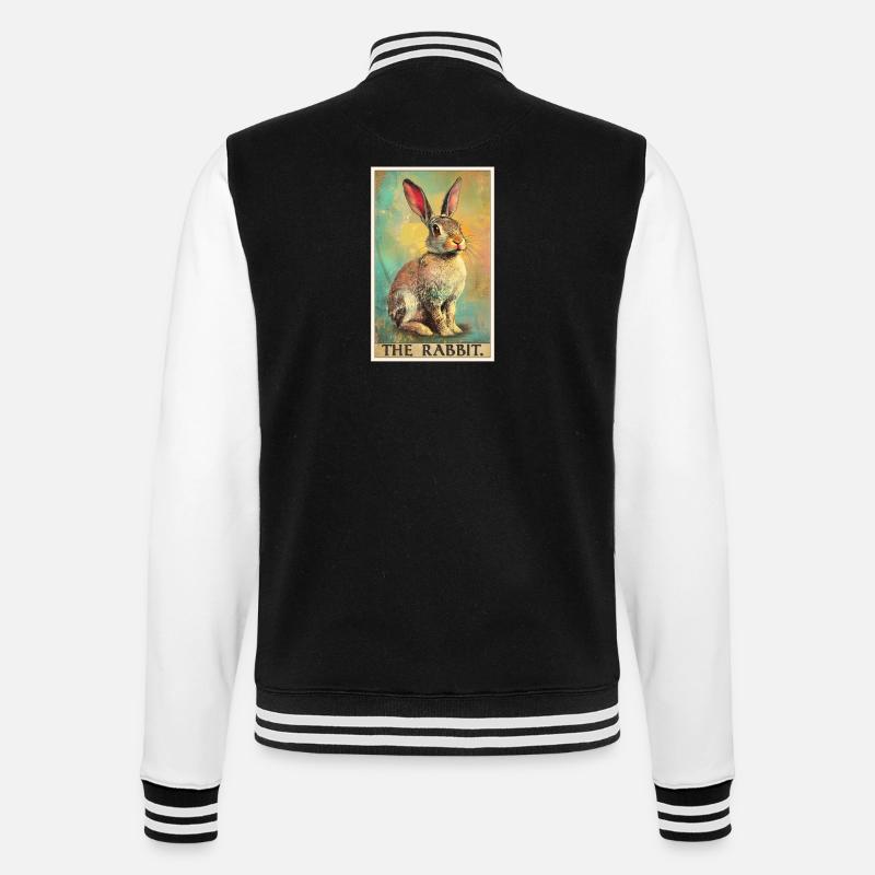 Lapin Lapin - Veste Teddy - noir/blanc