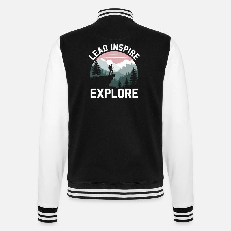 Scout Guide Scout Camping - College Sweat Jacket - black/white