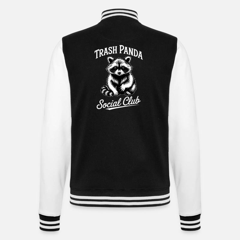 Raton laveur - Veste Teddy - noir/blanc