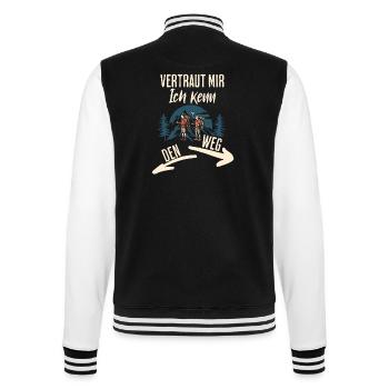 Wandern - College-Sweatjacke - Schwarz/Weiß - Hinten - Marisol (170cm)