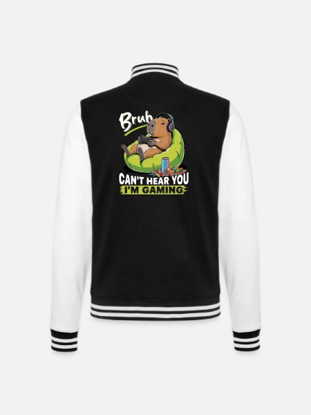 Capybara Gamer Gaming - Veste Teddy - noir/blanc