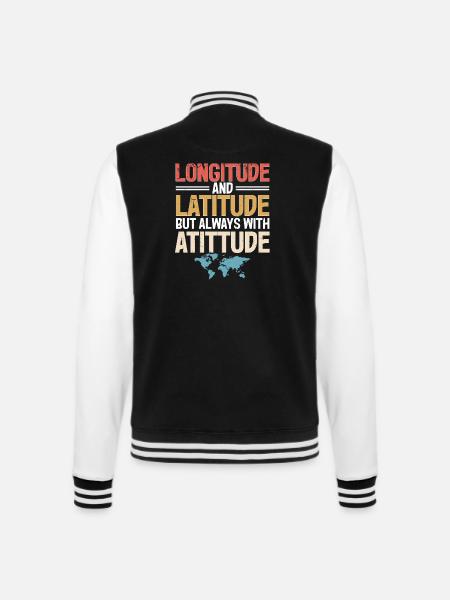 Geographic Information Systems - College Sweat Jacket - black/white