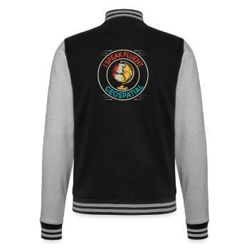 Geografische Informationssysteme Geospatial - College-Sweatjacke - Schwarz/Grau meliert - Hinten - Marisol (170cm)
