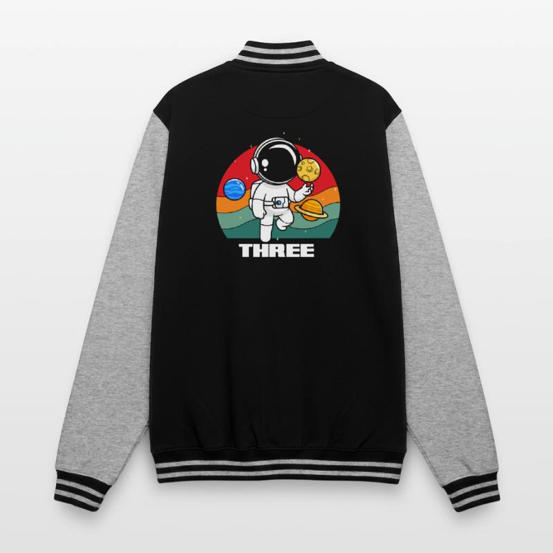 Space adventure for young explorers College Sweat Jacket