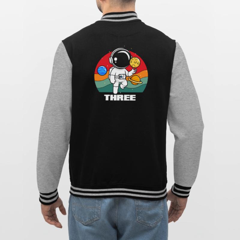 Space adventure for young explorers College Sweat Jacket