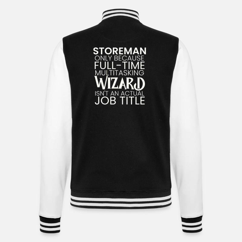 Storeman multitasking Wizard - College-Sweatjacke - Schwarz/Weiß