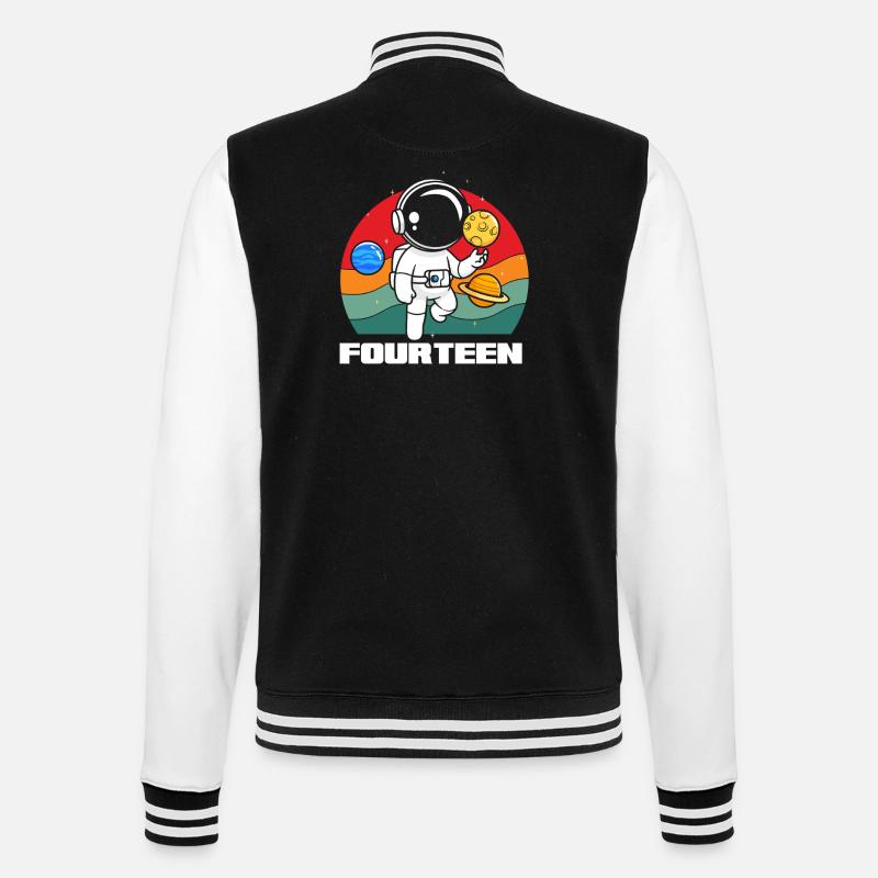 Astronaute Aventure Spatiale Quatorze - Veste Teddy - noir/blanc