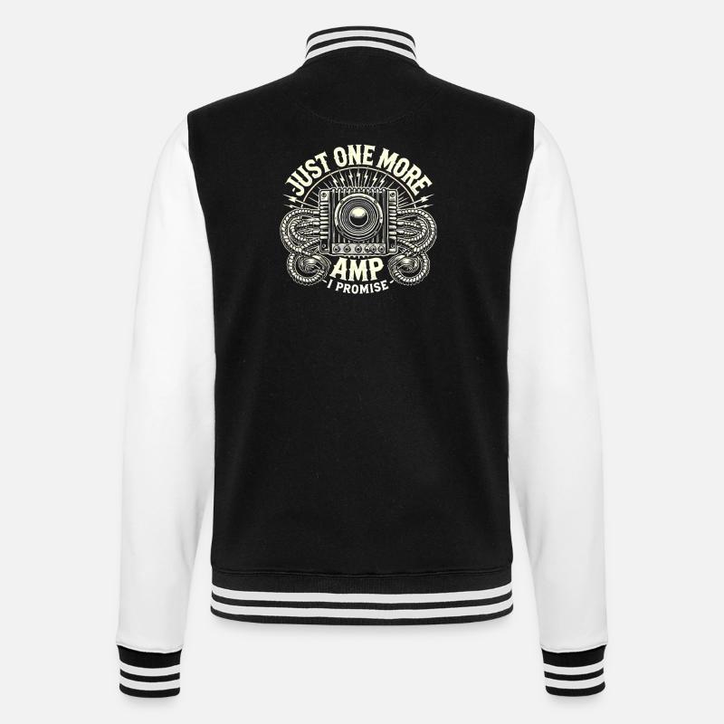 Nur noch eine Ampel, versprochen - College-Sweatjacke - Schwarz/Weiß