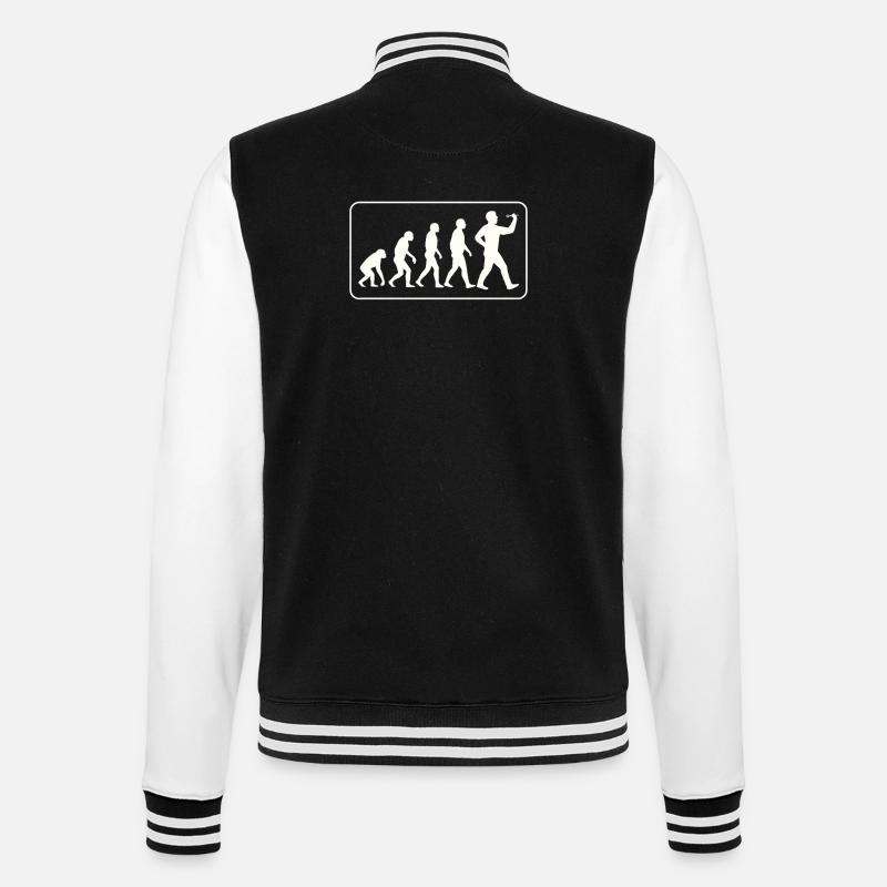 Evolution Dart - College-Sweatjacke - Schwarz/Weiß