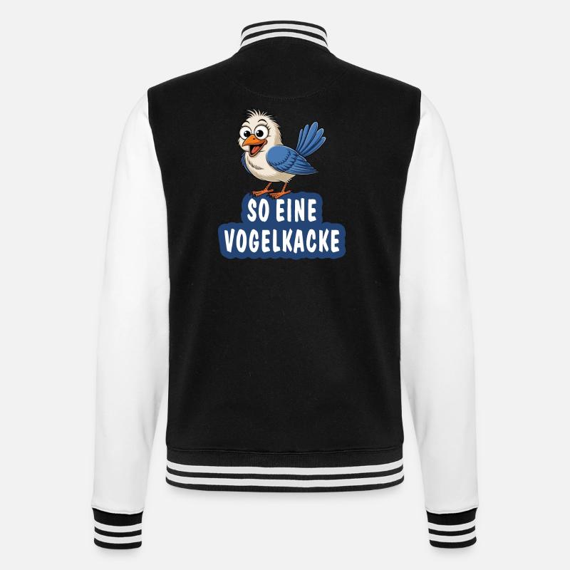 UN TEL CACA D’OISEAU - Veste Teddy - noir/blanc