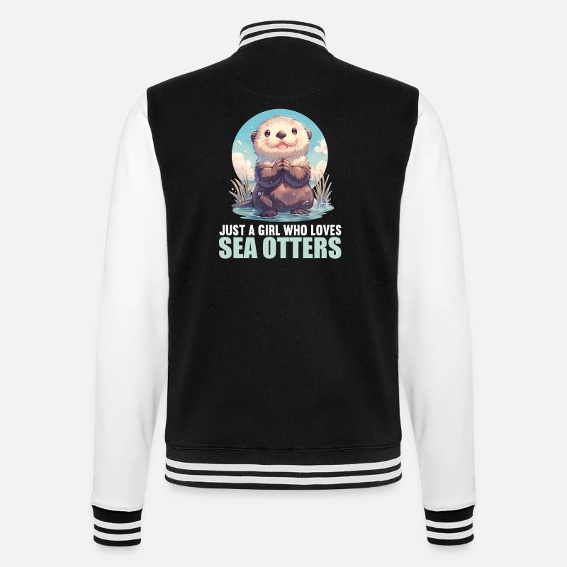 Loutre de mer - Veste Teddy - noir/blanc